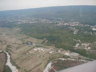 Panorama:  Mostarsko Blato, Uzarii - pogled iz helikoptera - "Pogledajte Uzarie na Internetu"